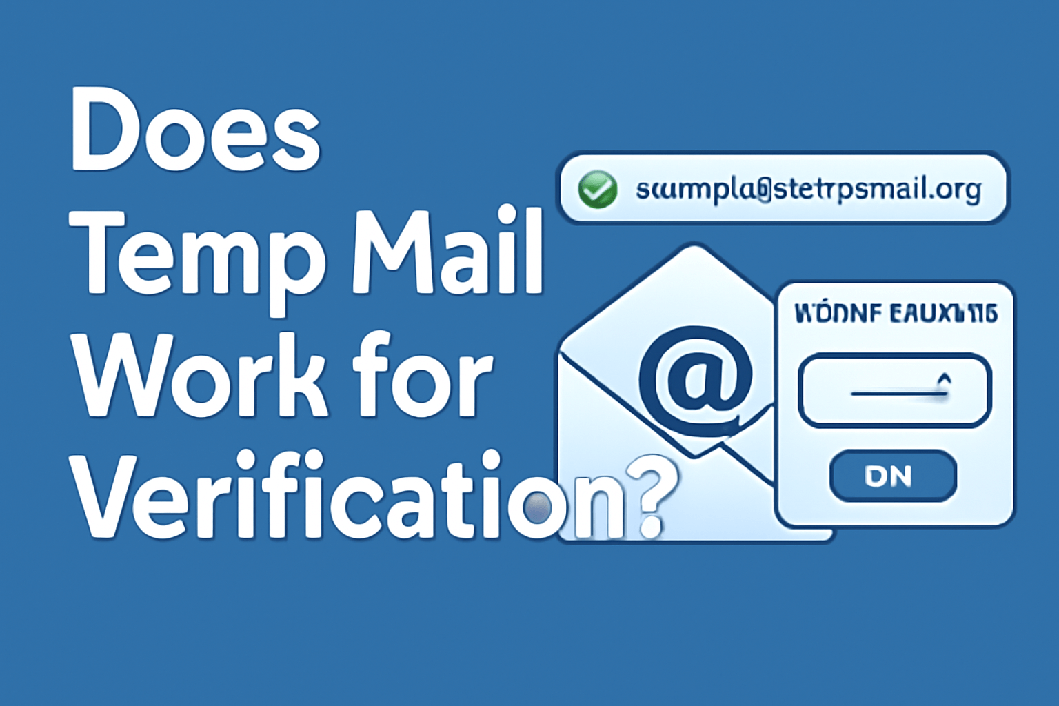 Does Temp Mail Work for Verification?